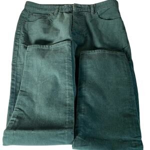 NEW Peter Manning Green Corduroy Jeans size 31W 29L